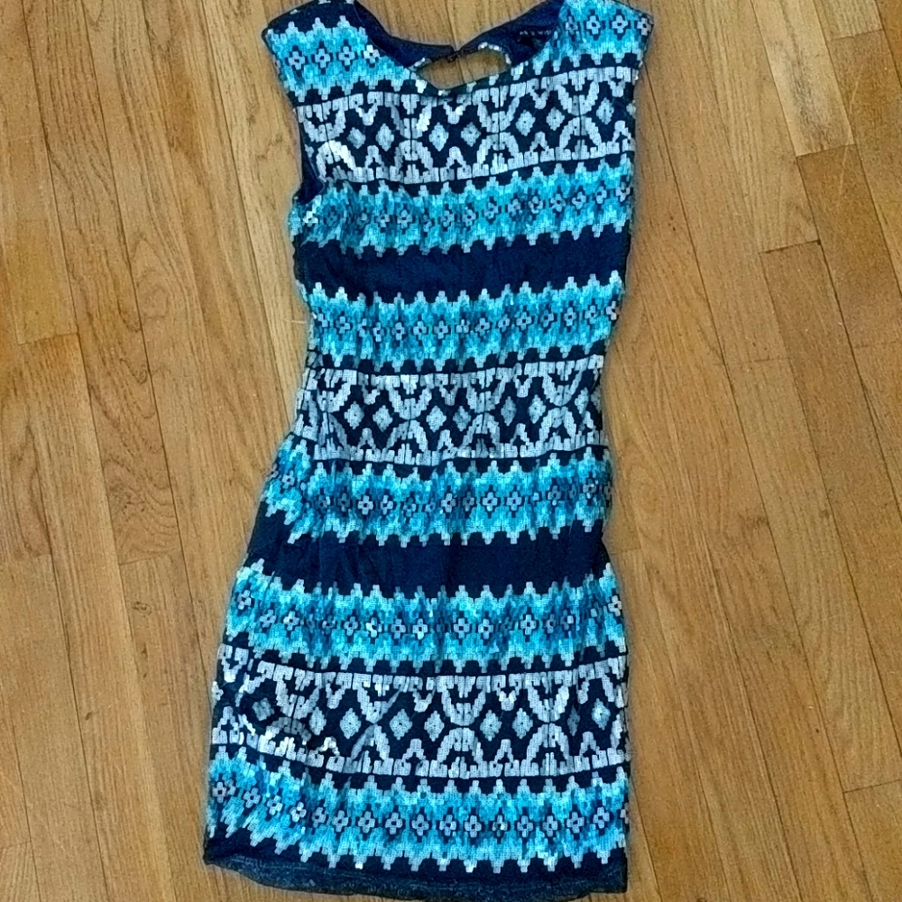Sequin semi formal dress ( juniors )